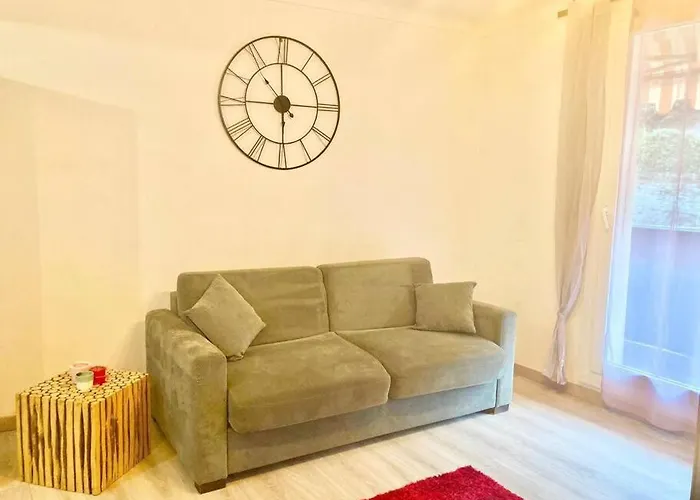 Menton : Le Landelle, Studio, 10 Minutes Gare